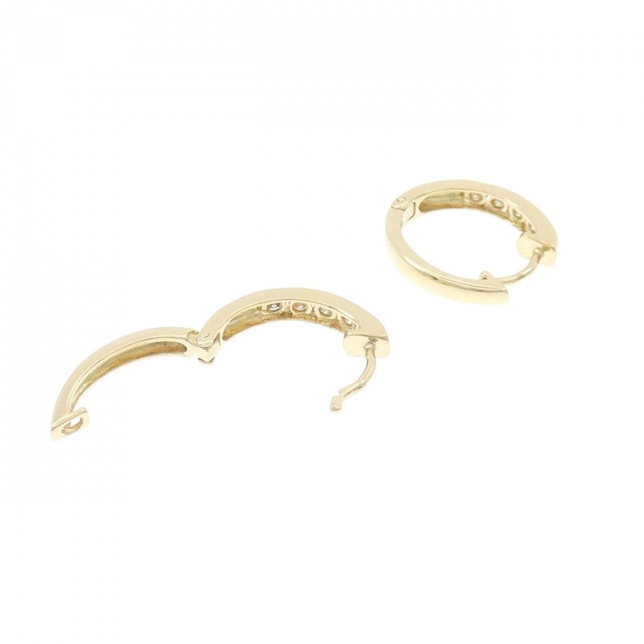 K18YG ダイヤモンド ピアス 0.50CT