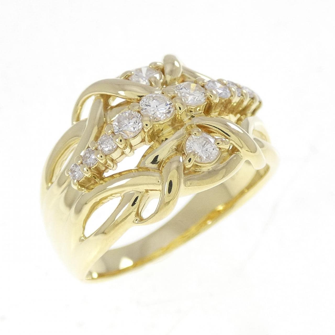 K18YG ダイヤモンド リング 0.50CT