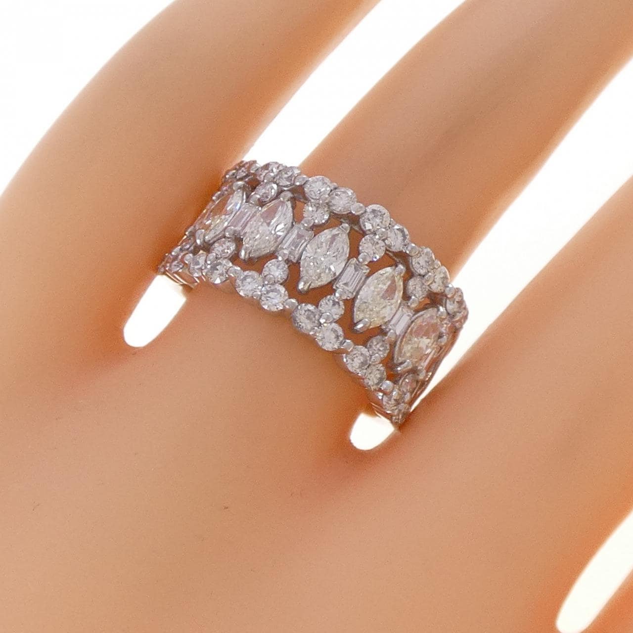 PT900 ダイヤモンド リング 2.00CT