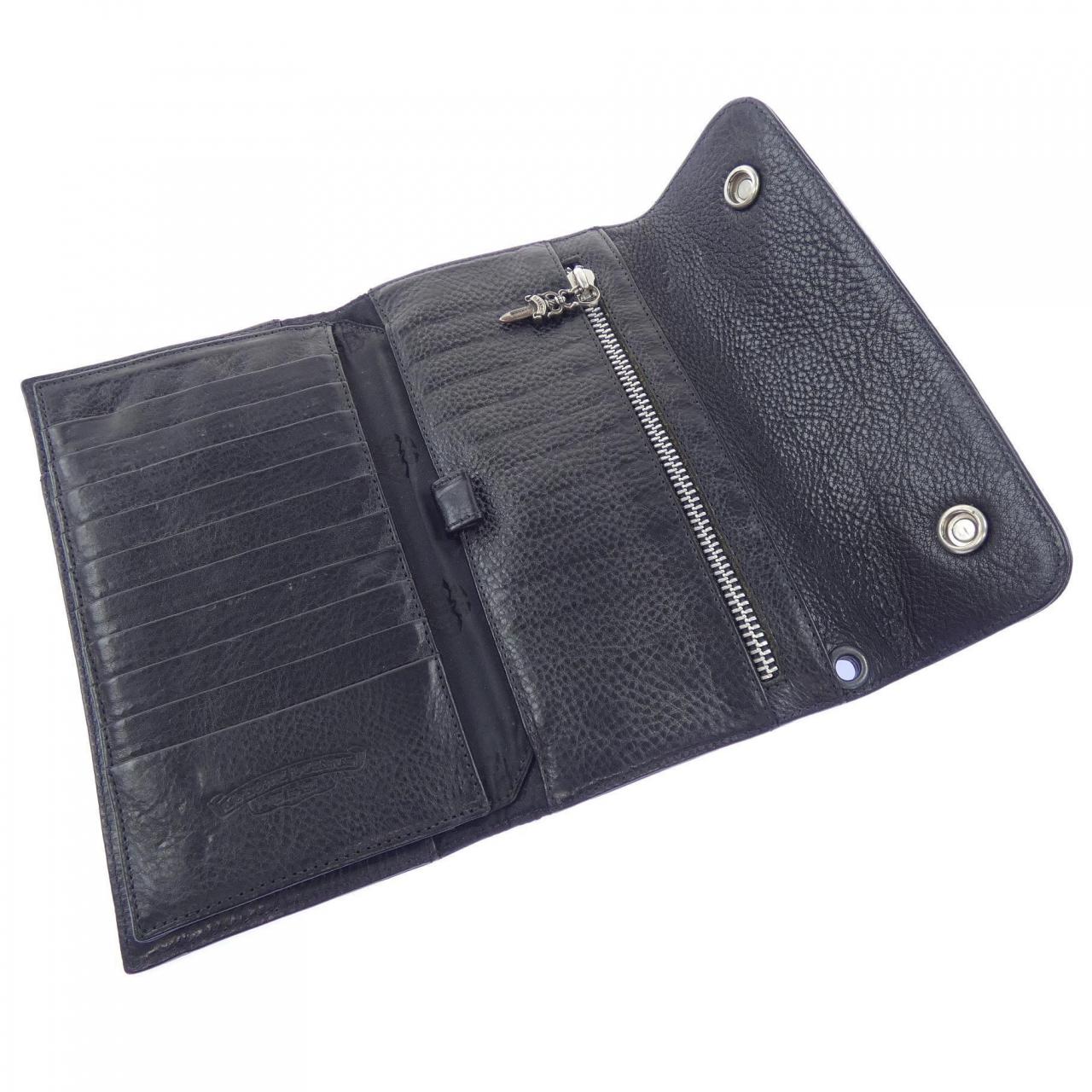 クロムハーツ CHROME HEARTS WAVE CROSS BTN　ウェーブ クロスボタン 2246 304 0501 0900 WALLET
