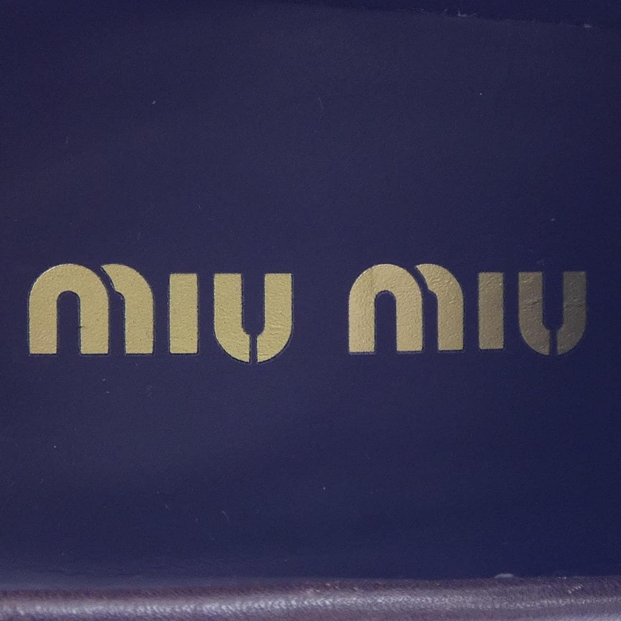 ミュウミュウ MIU MIU ペニーローファー MIU MIU ロゴ 5D773D シューズ