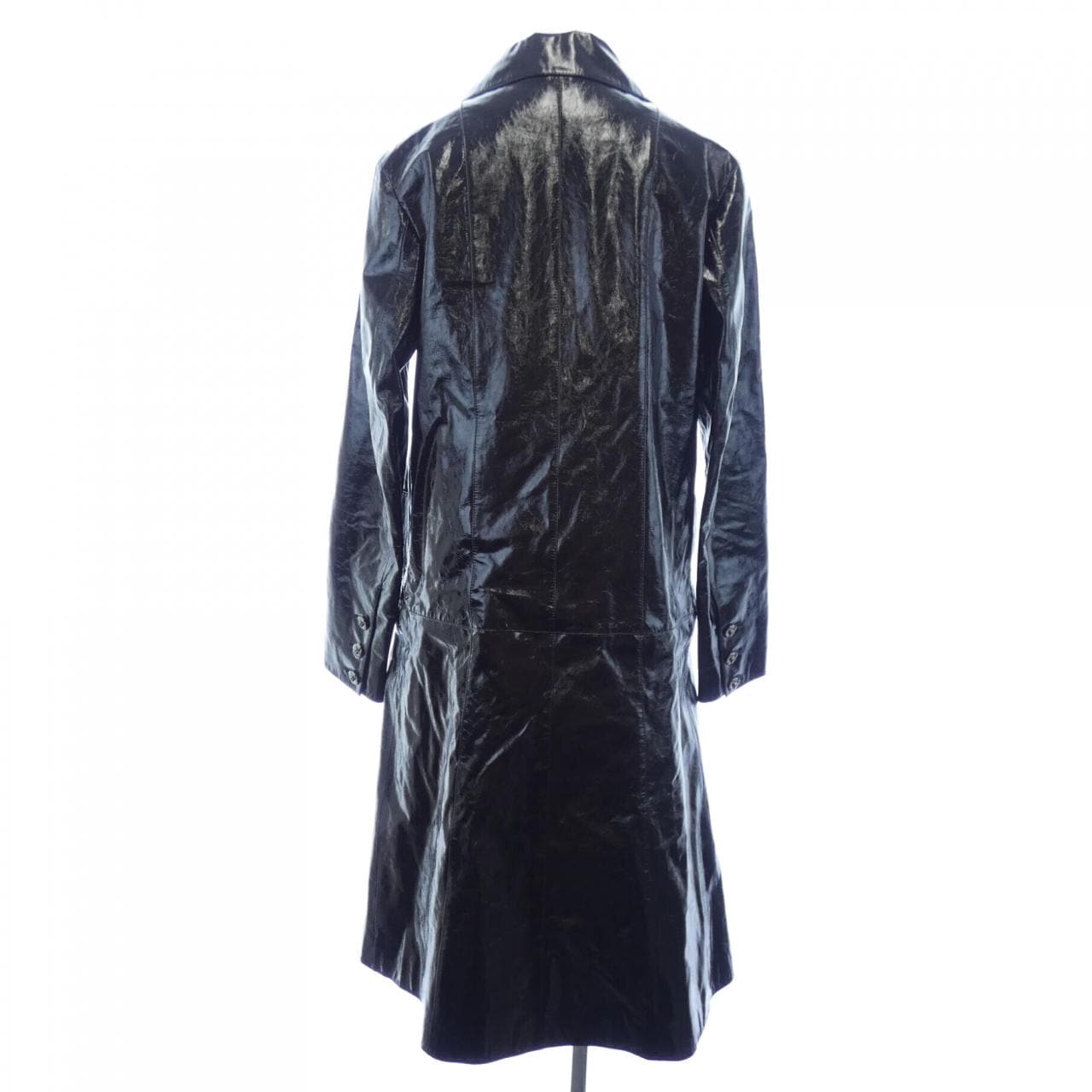 CHANEL leather coat