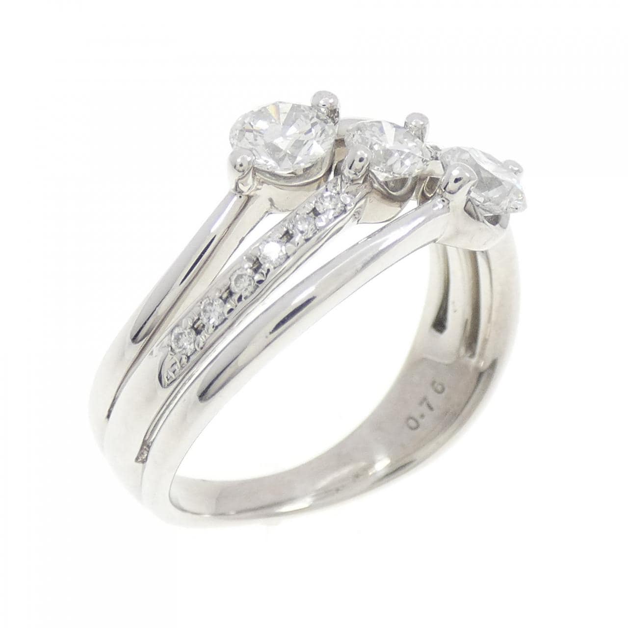PT ダイヤモンド リング 0.76CT