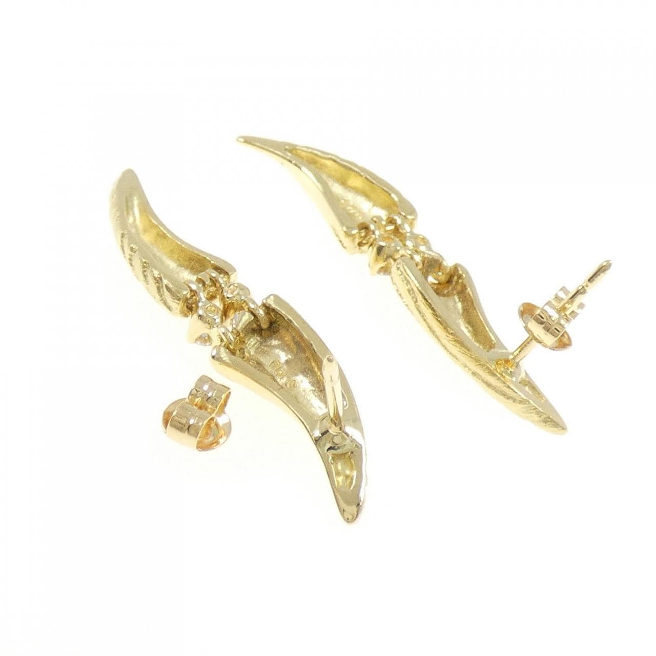 ミキモト ダイヤモンド ピアス 0.12CT
