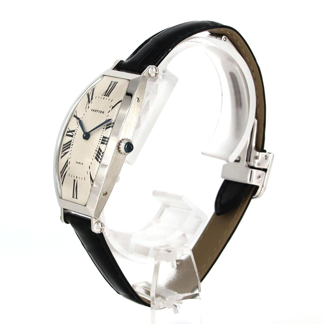 カルティエ トノーLM PT W1509551 PT 手巻