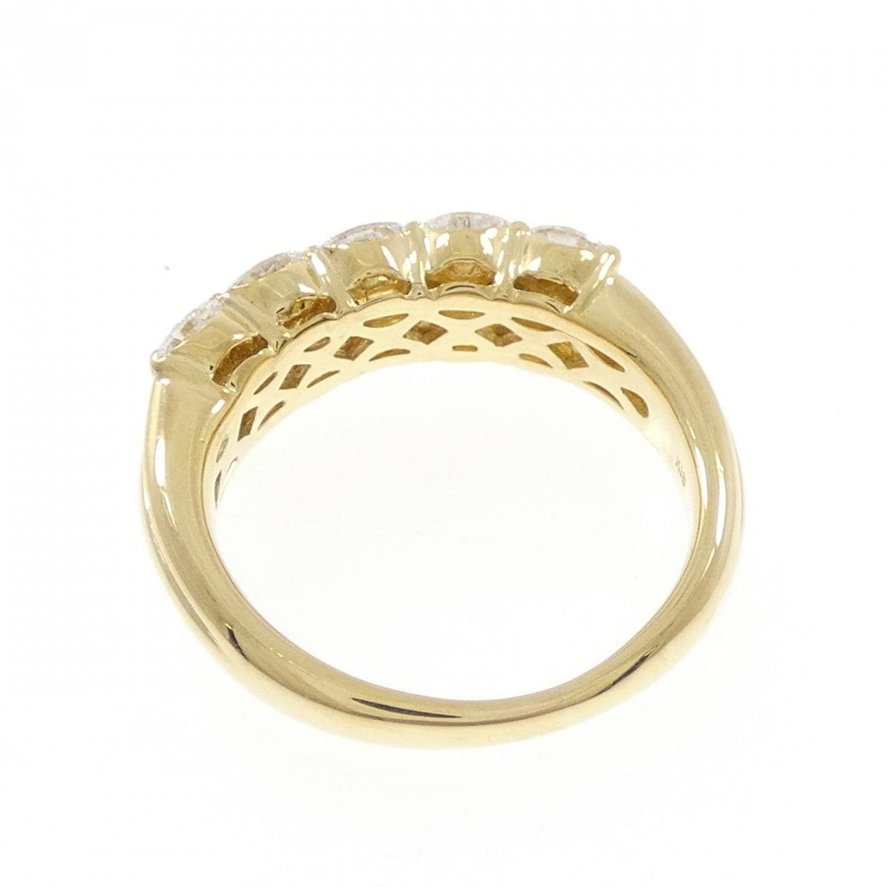 K18YG ダイヤモンド リング 0.77CT