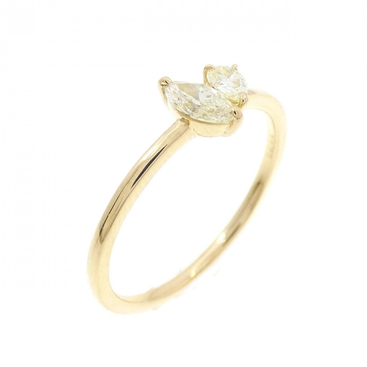 【新品】K18YG ダイヤモンド リング 0.30CT