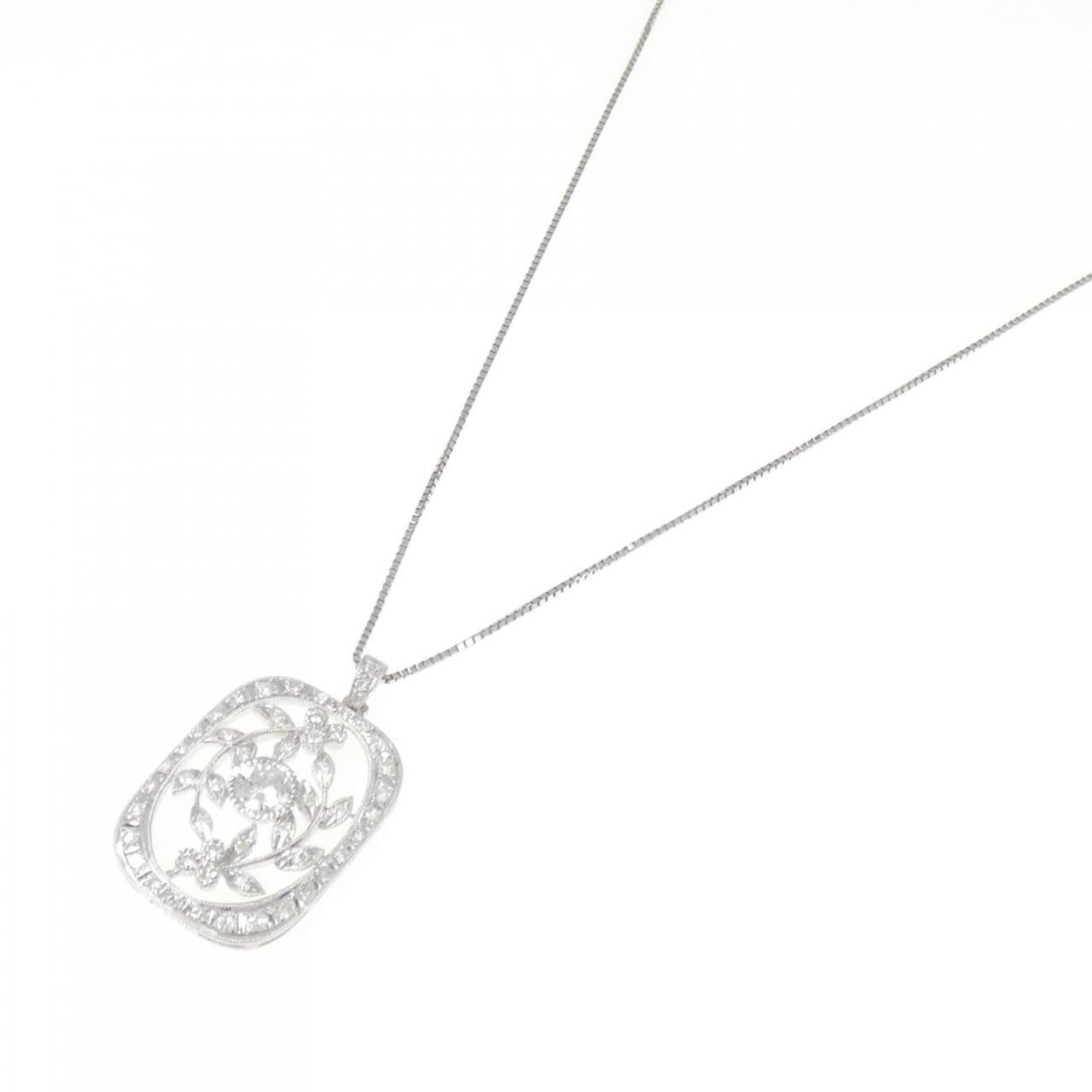 PT900/PT850 ダイヤモンド ネックレス 0.63CT