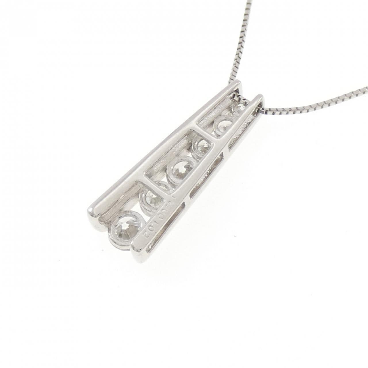 PT900/PT850 ダイヤモンド ネックレス 1.02CT