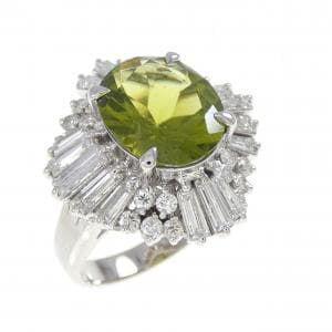 PT900 ペリドット リング