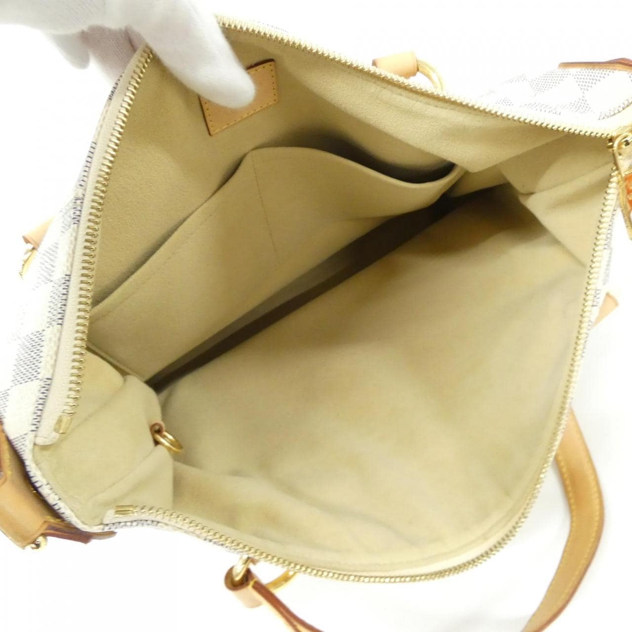 ルイヴィトン ダミエ アズール イーヴォラ MM N41133 ショルダーバッグ