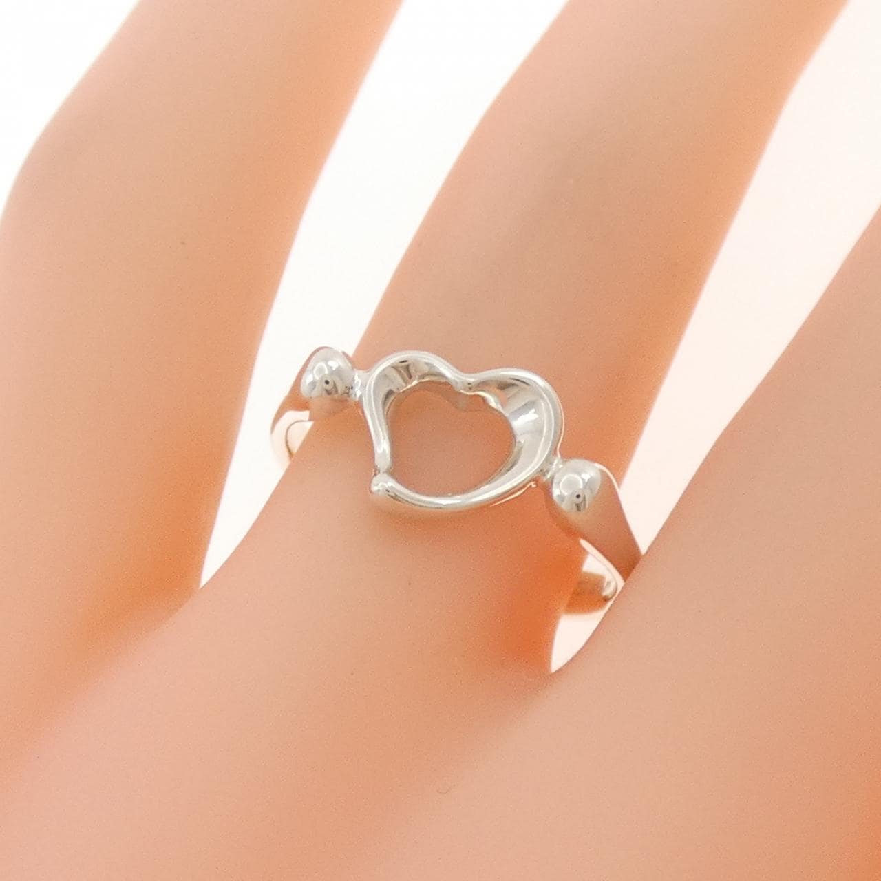 ティファニー オープンハート リング