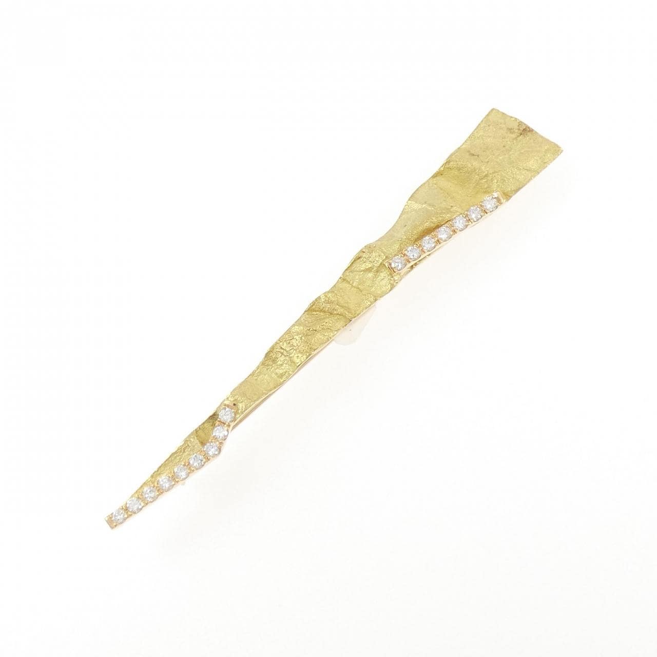 スガヌマ トモユキ ダイヤモンド ブローチ 0.403CT