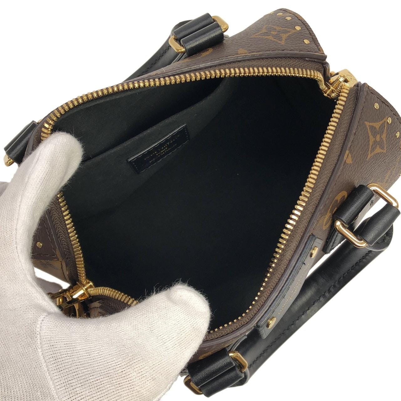 ルイヴィトン モノグラム リバース スピーディー トランク 20cm M13146 ボストンバッグ