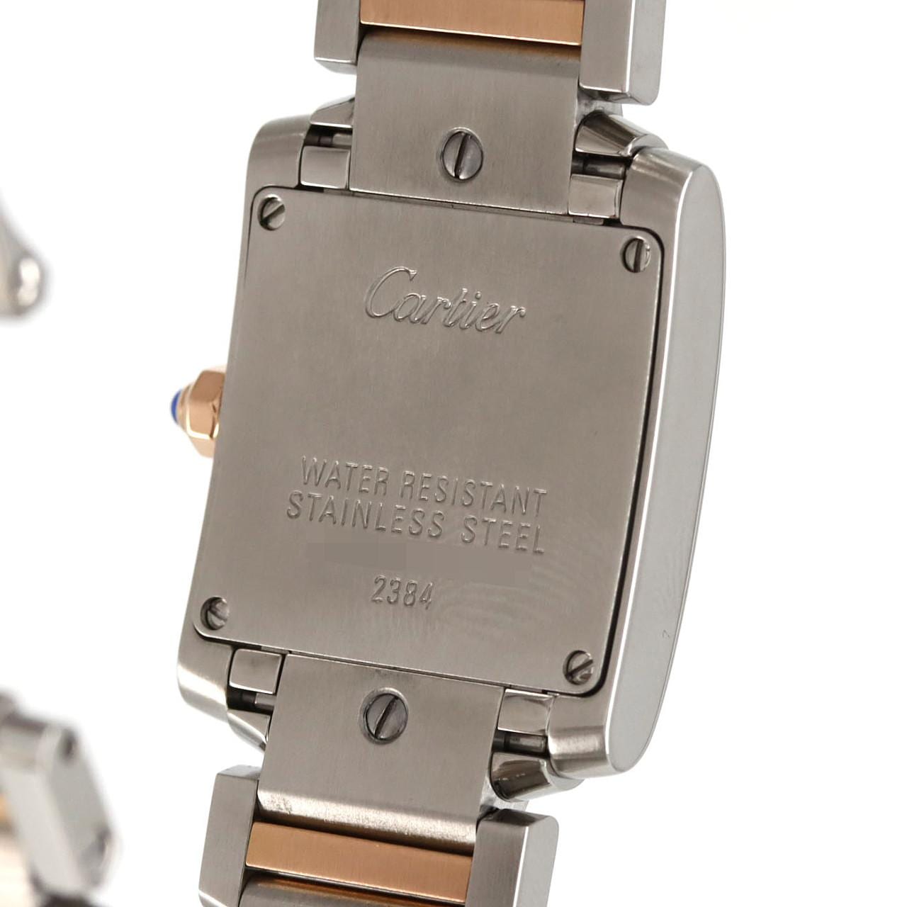 カルティエ タンクフランセーズSM PGコンビ W51027Q4 SSxPG クォーツ
