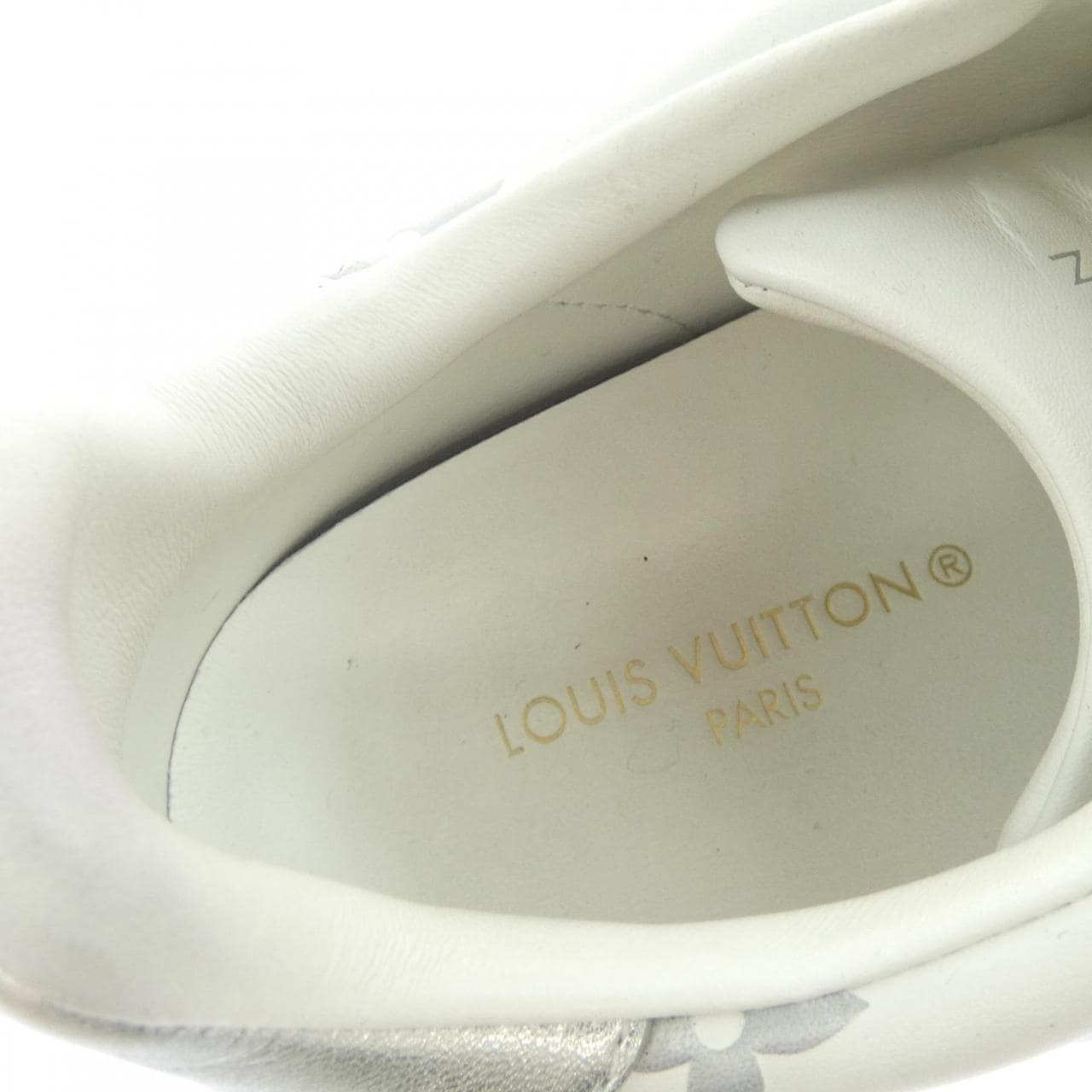 ルイヴィトン LOUIS VUITTON メタリック モノグラム パターン タイムアウトライン スニーカー