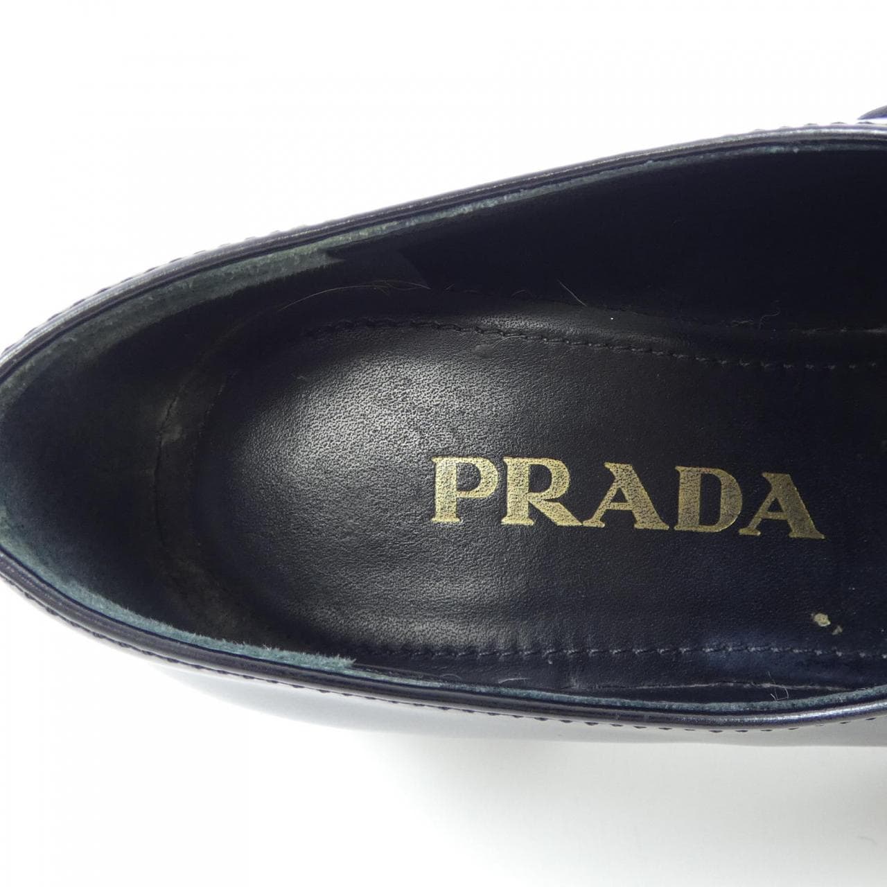 Prada Chocolate Loafers with Triangle Logo 1D246M Shoes
