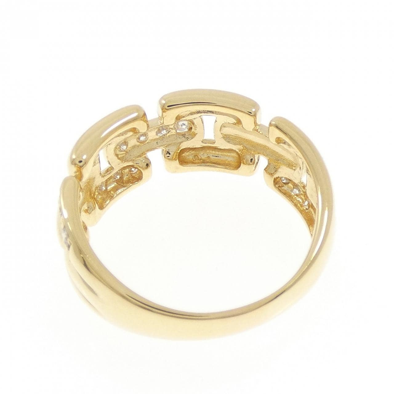 K18YG ダイヤモンド リング 0.25CT