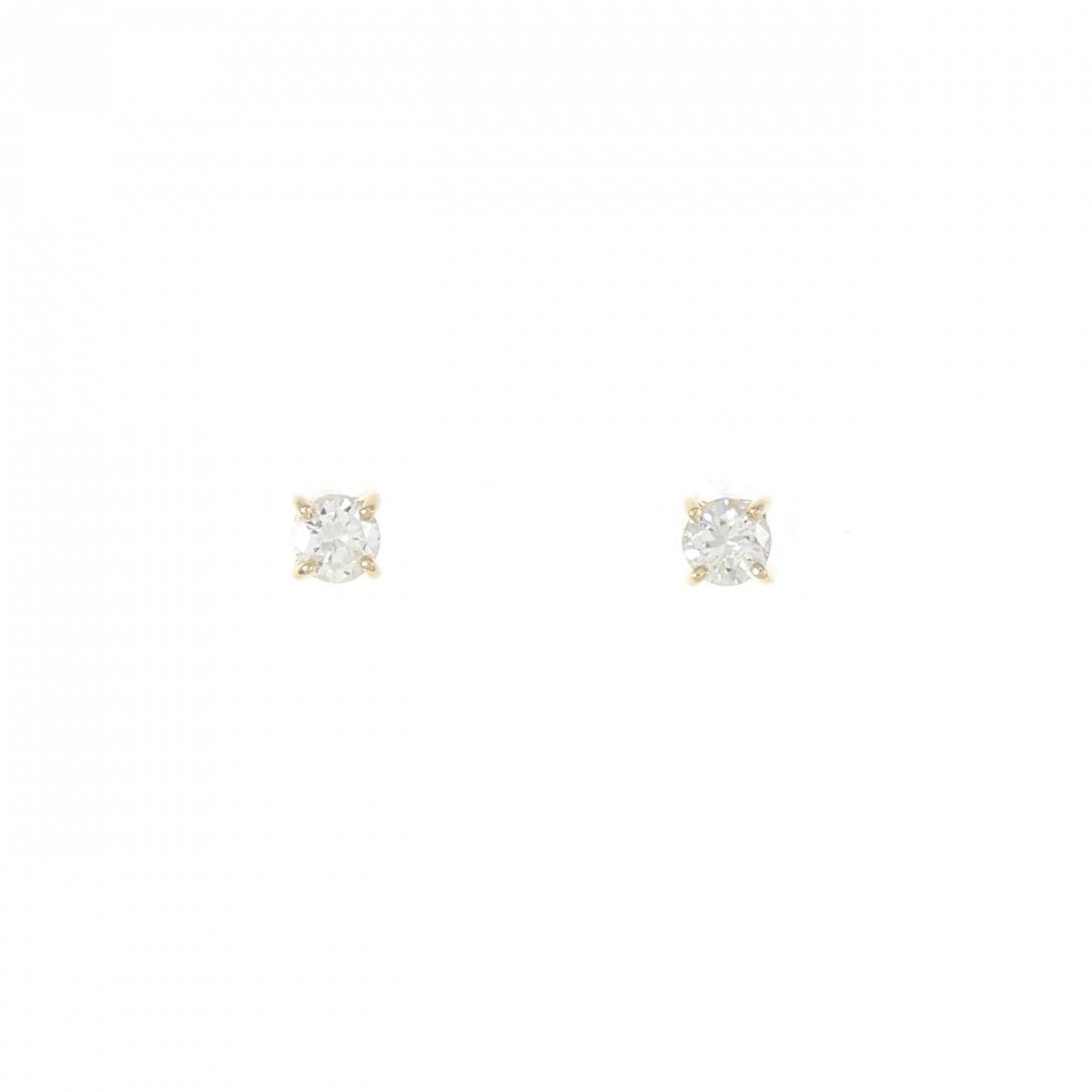 【リメイク】K18YG ダイヤモンド ピアス 0.20CT