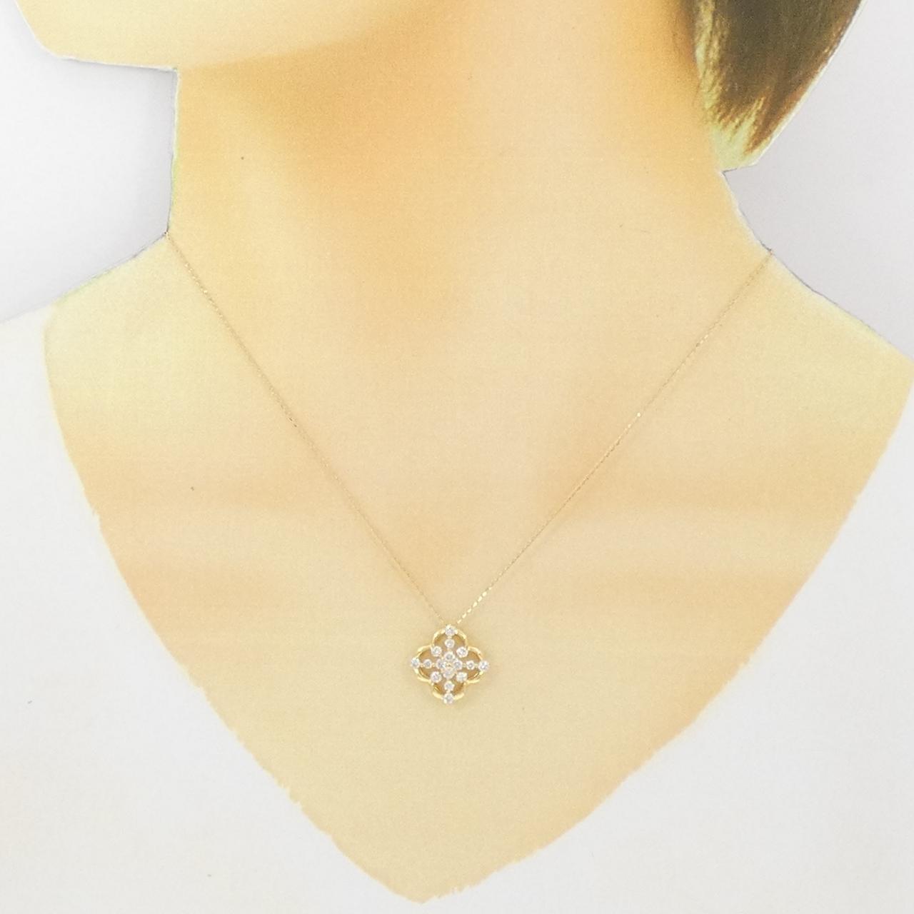【新品】K18YG ダイヤモンド ネックレス 0.50CT