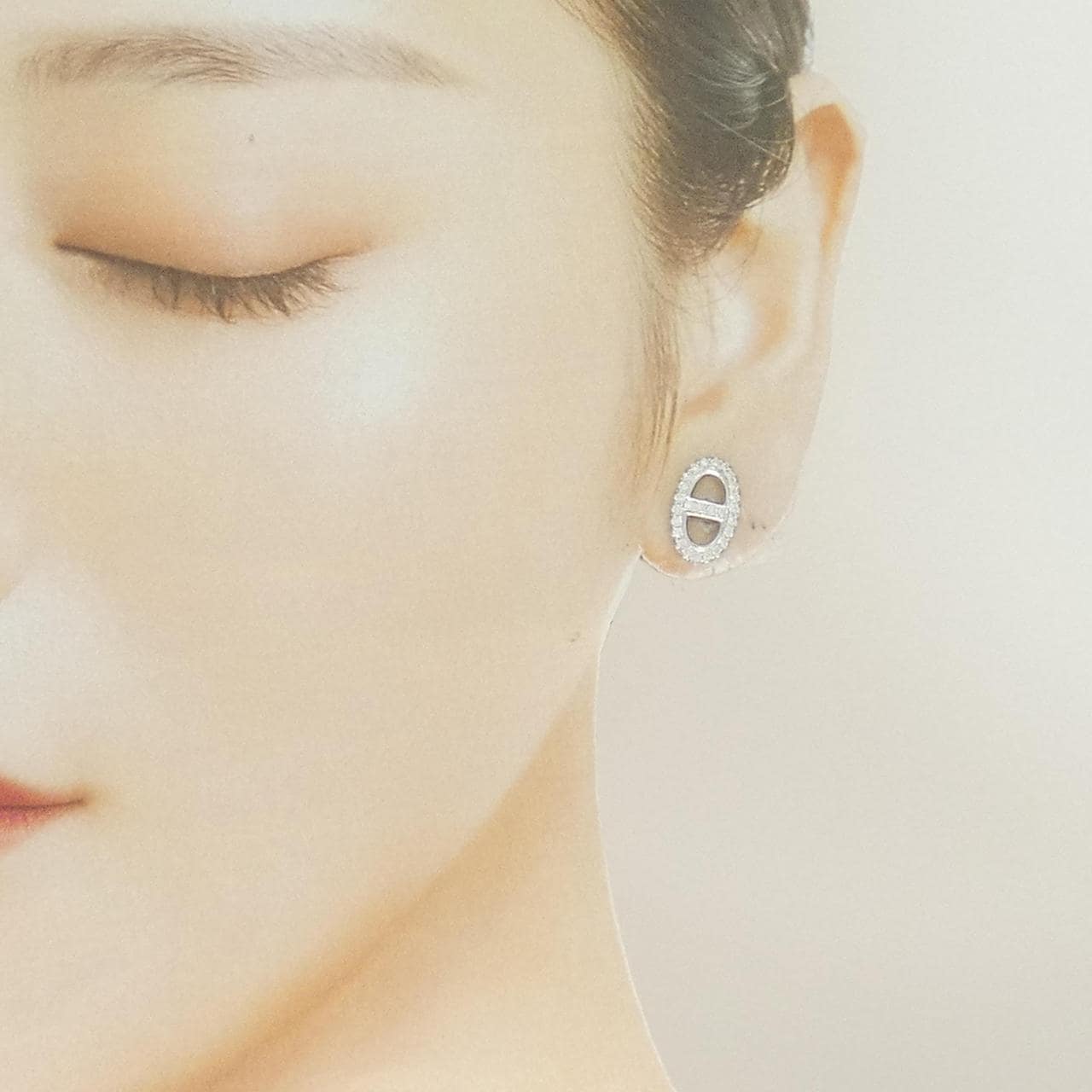 エルメス シェーヌダンクル ニューファランドール ピアス