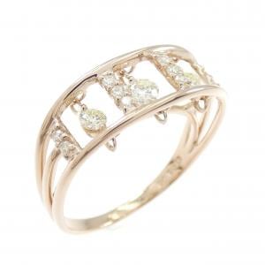 K18PG ダイヤモンド リング