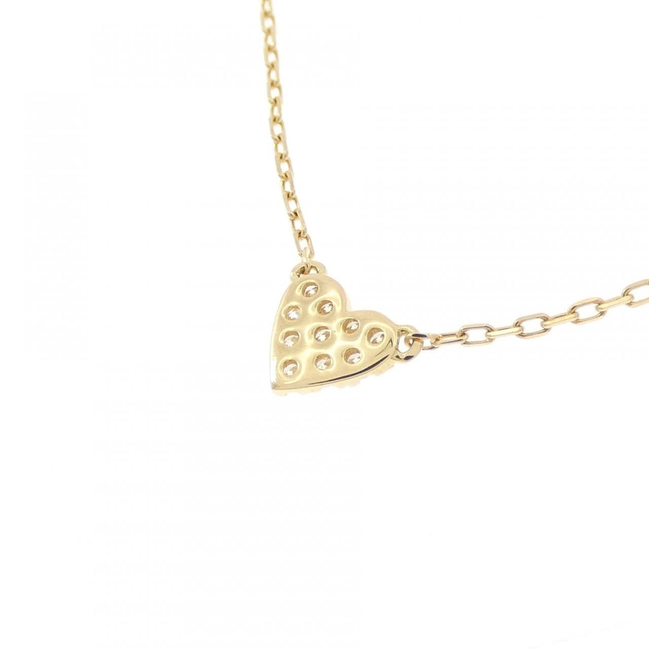 アーカー ハートパヴェ ネックレス 0.05CT