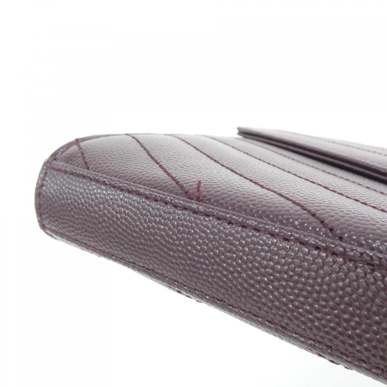 サンローラン CASSANDRA CLASSIC CHAIN WALLET 377828 BOW01 チェーンウォレット