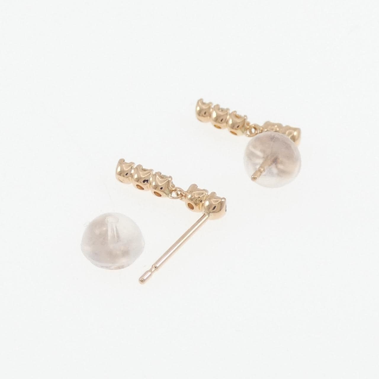 K18PG ダイヤモンド ピアス 0.20CT