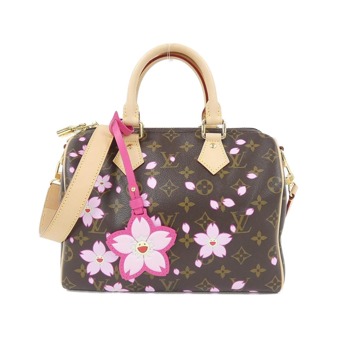 ルイヴィトン モノグラム チェリー ブロッサム(LV x TM) スピーディ バンドリエール 25cm M14174 ボストンバッグ