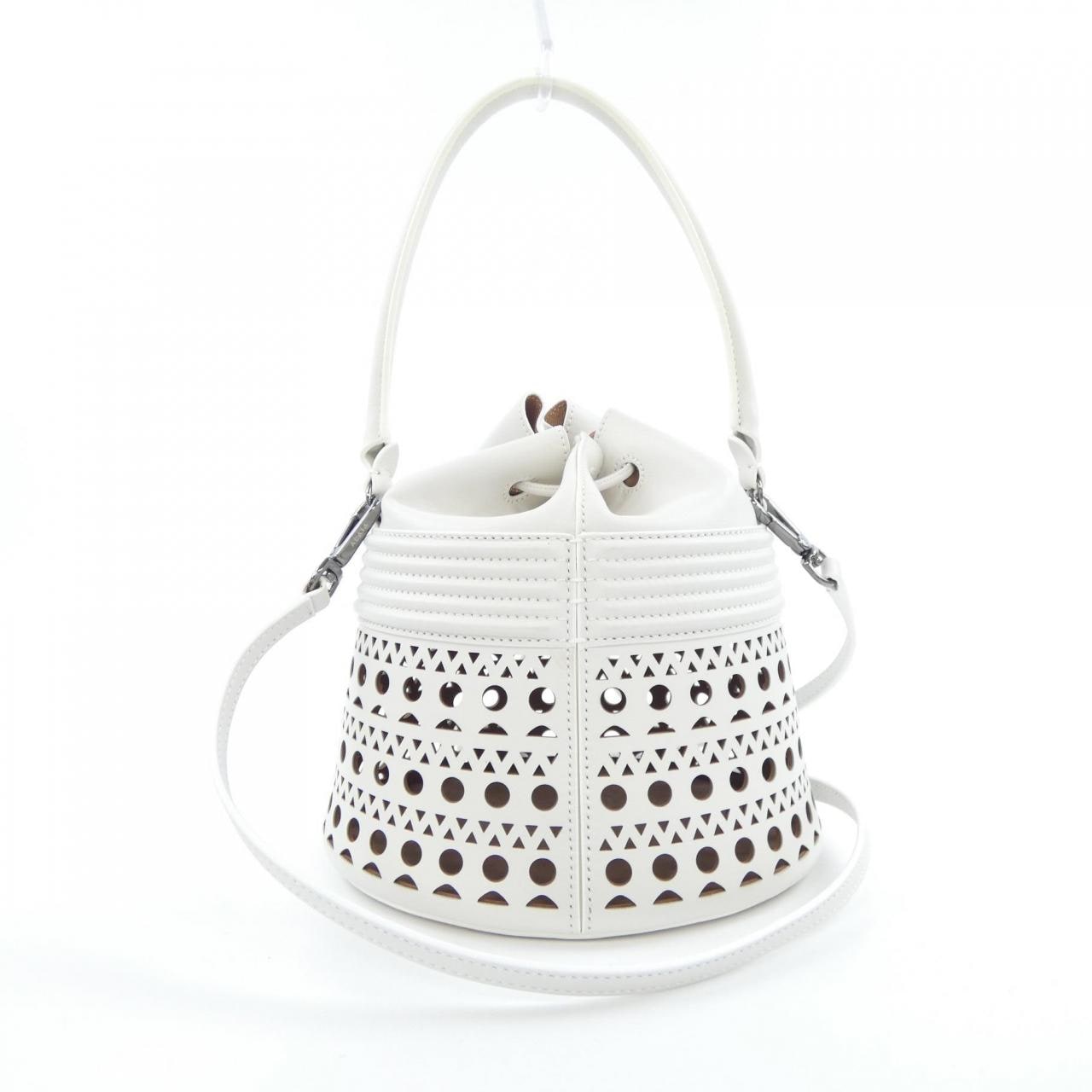 アライア ALAIA BUCKET CORSET BAG