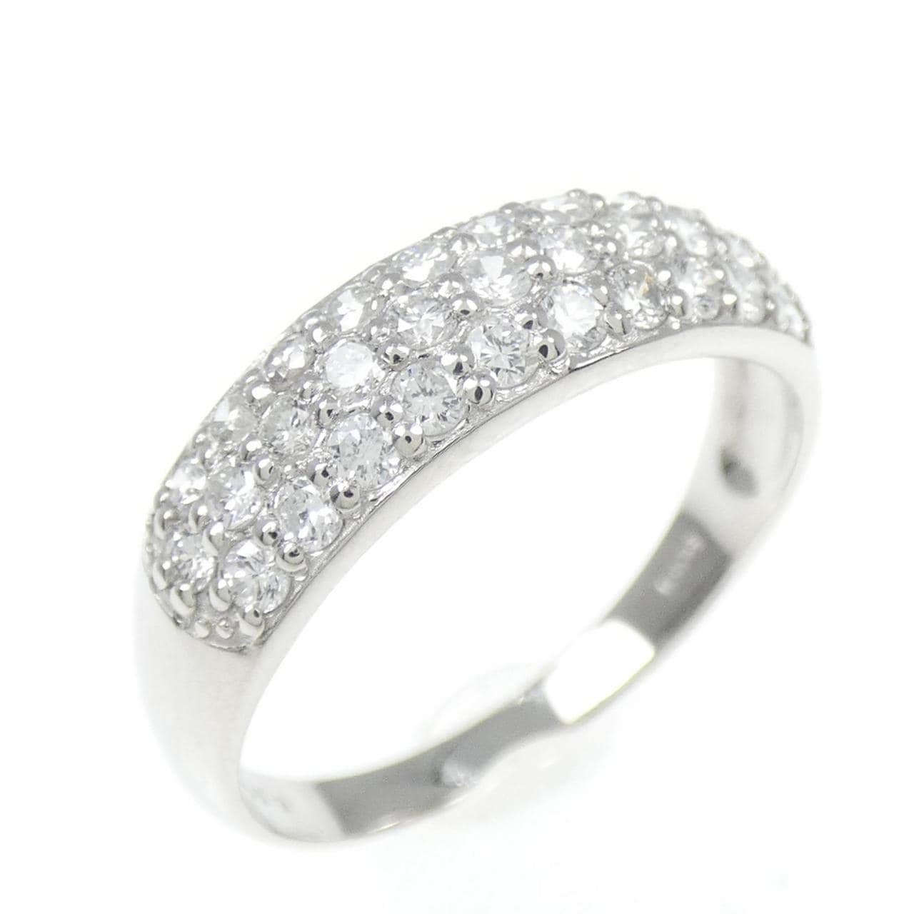 PT900 パヴェ ダイヤモンド リング 0.50CT