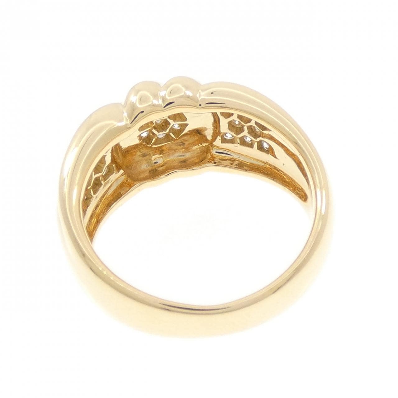 750YG ダイヤモンド リング 0.46CT