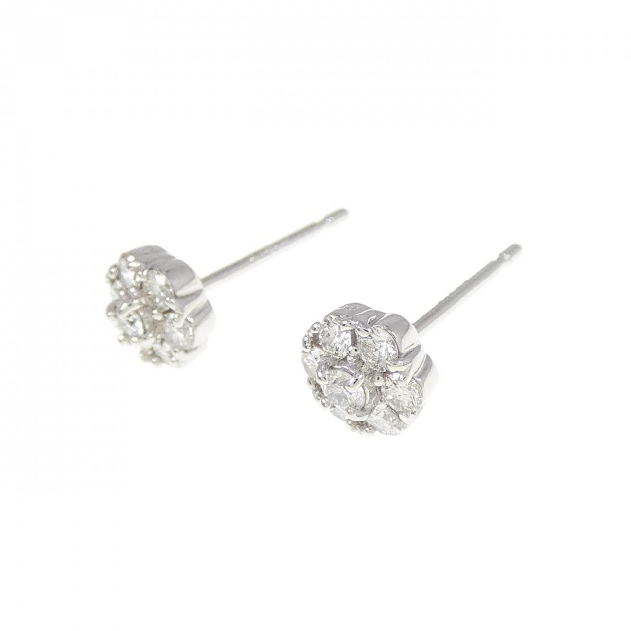 【新品】PT ダイヤモンド ピアス 0.30CT