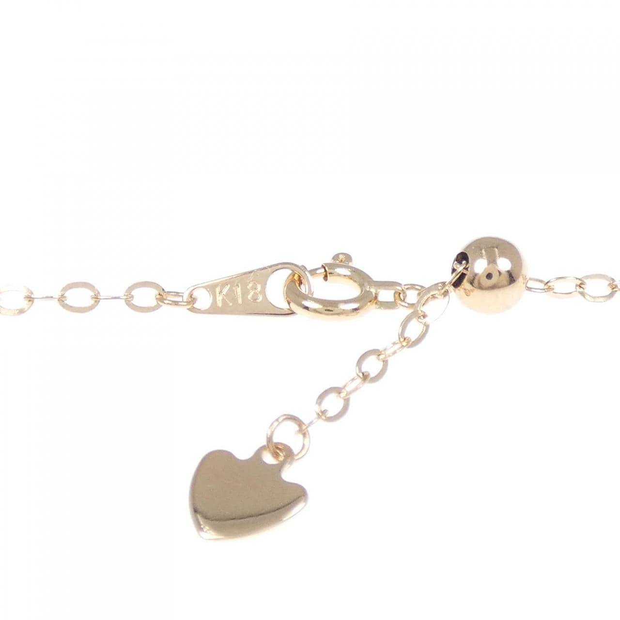 K18PG ダイヤモンド ネックレス 0.38CT