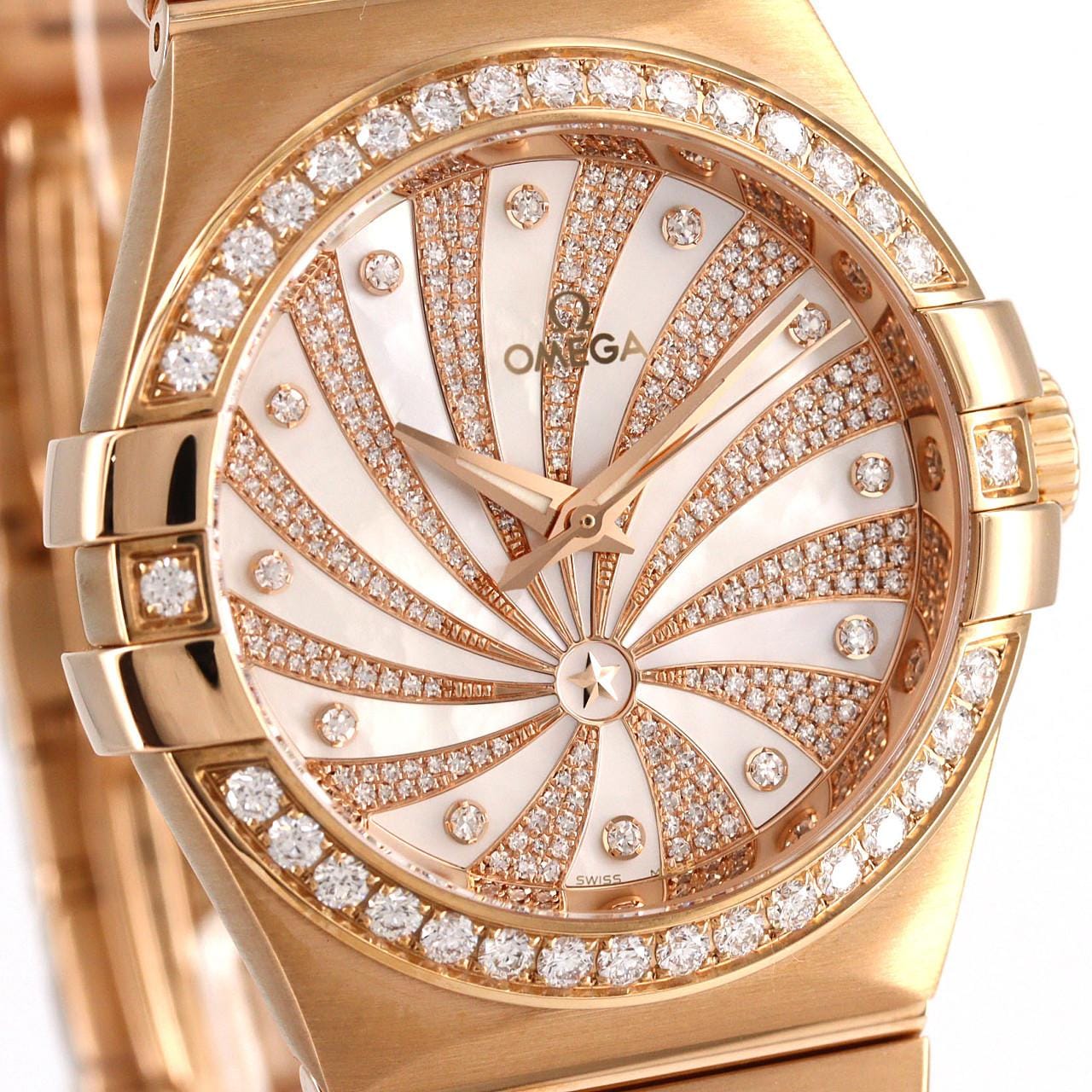 【新品】オメガ コンステレーション RG/D･12P 123.55.35.20.55.002 PG･RG 自動巻