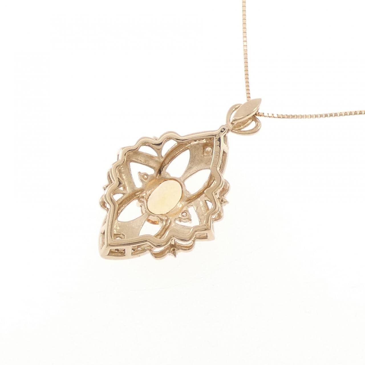 K18PG インペリアルトパーズ ネックレス 1.47CT