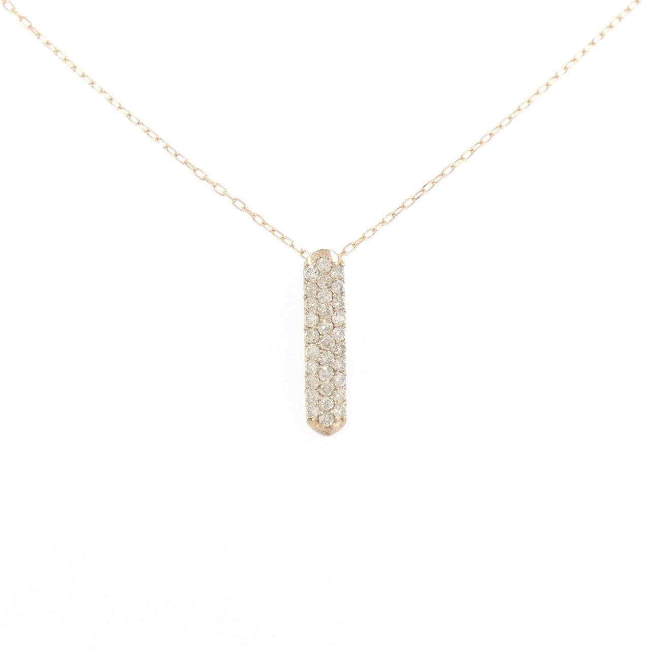 K18PG ダイヤモンド ネックレス 0.5CT