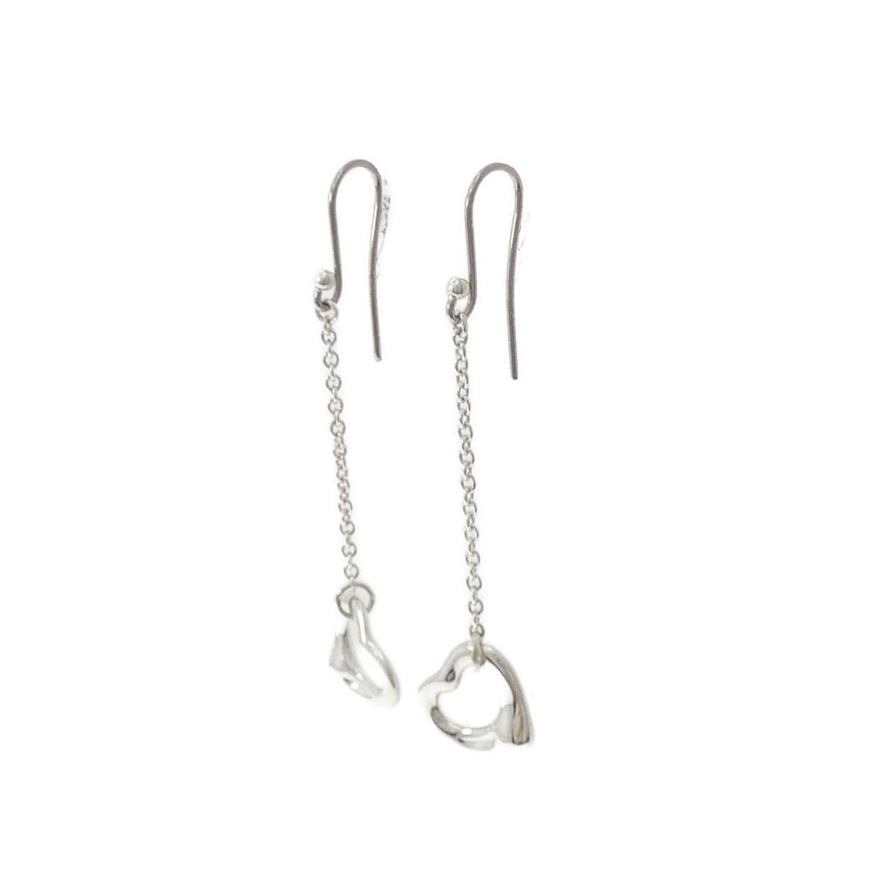 ティファニー オープンハート ドロップ ピアス