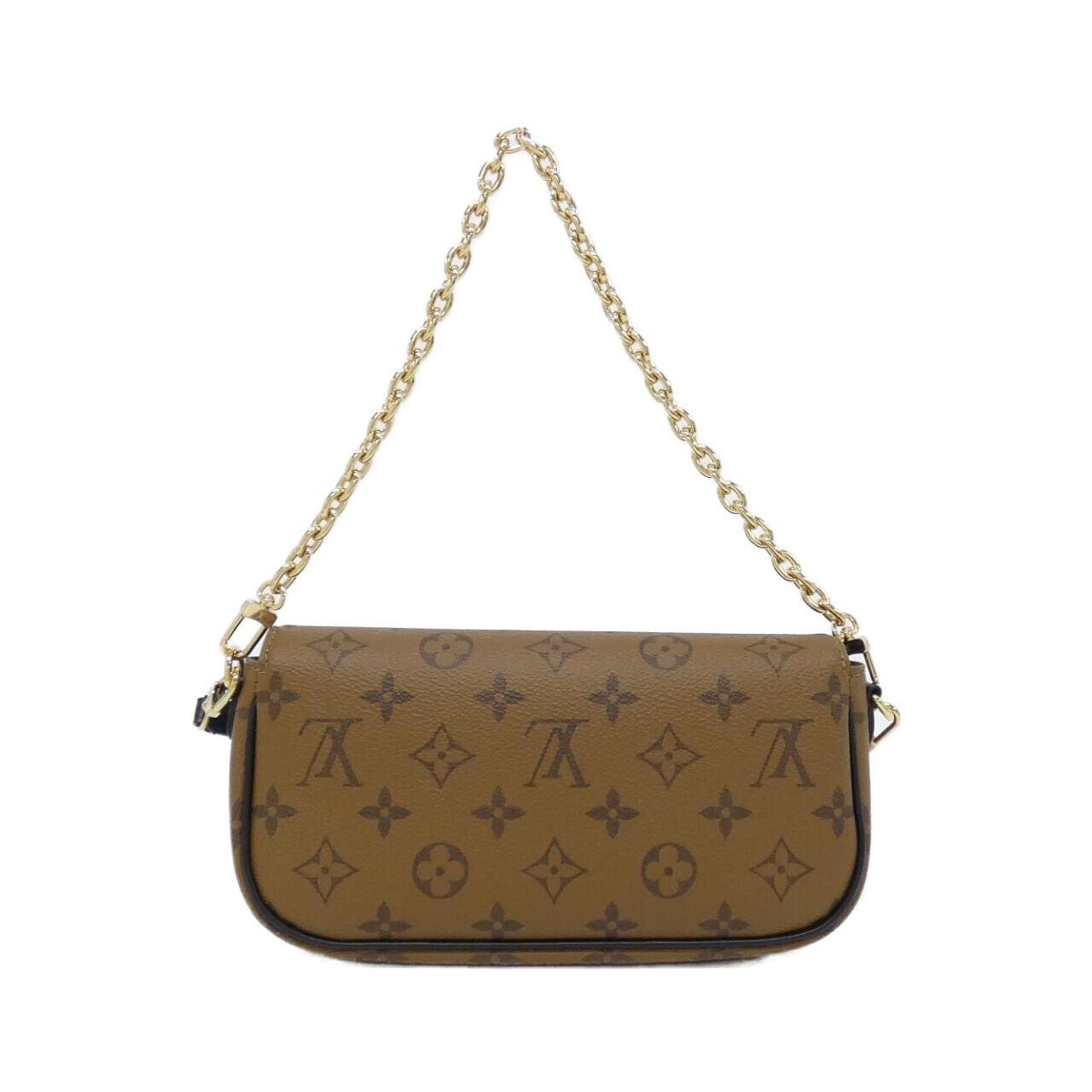 ルイヴィトン モノグラム リバース ウォレット オン チェーン アイビー M26587 ショルダーバッグ