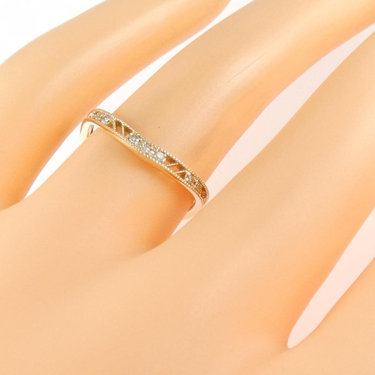 アガット ダイヤモンド リング 0.05CT