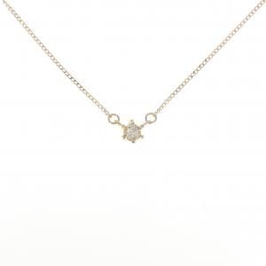 K18YG ダイヤモンド ネックレス 0.10CT