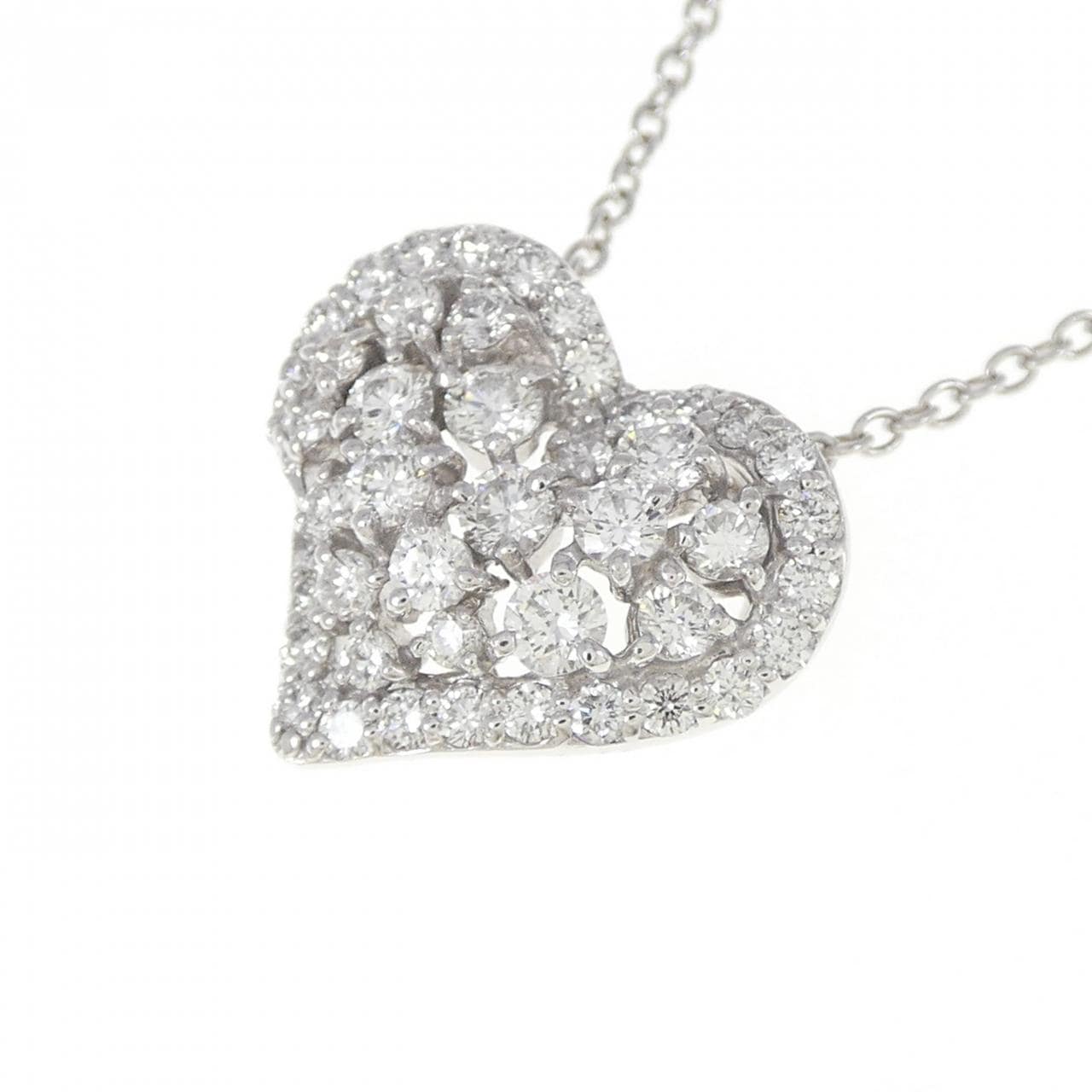 コメ兵｜ポンテヴェキオ ハート ダイヤモンド ネックレス 0.95CT
