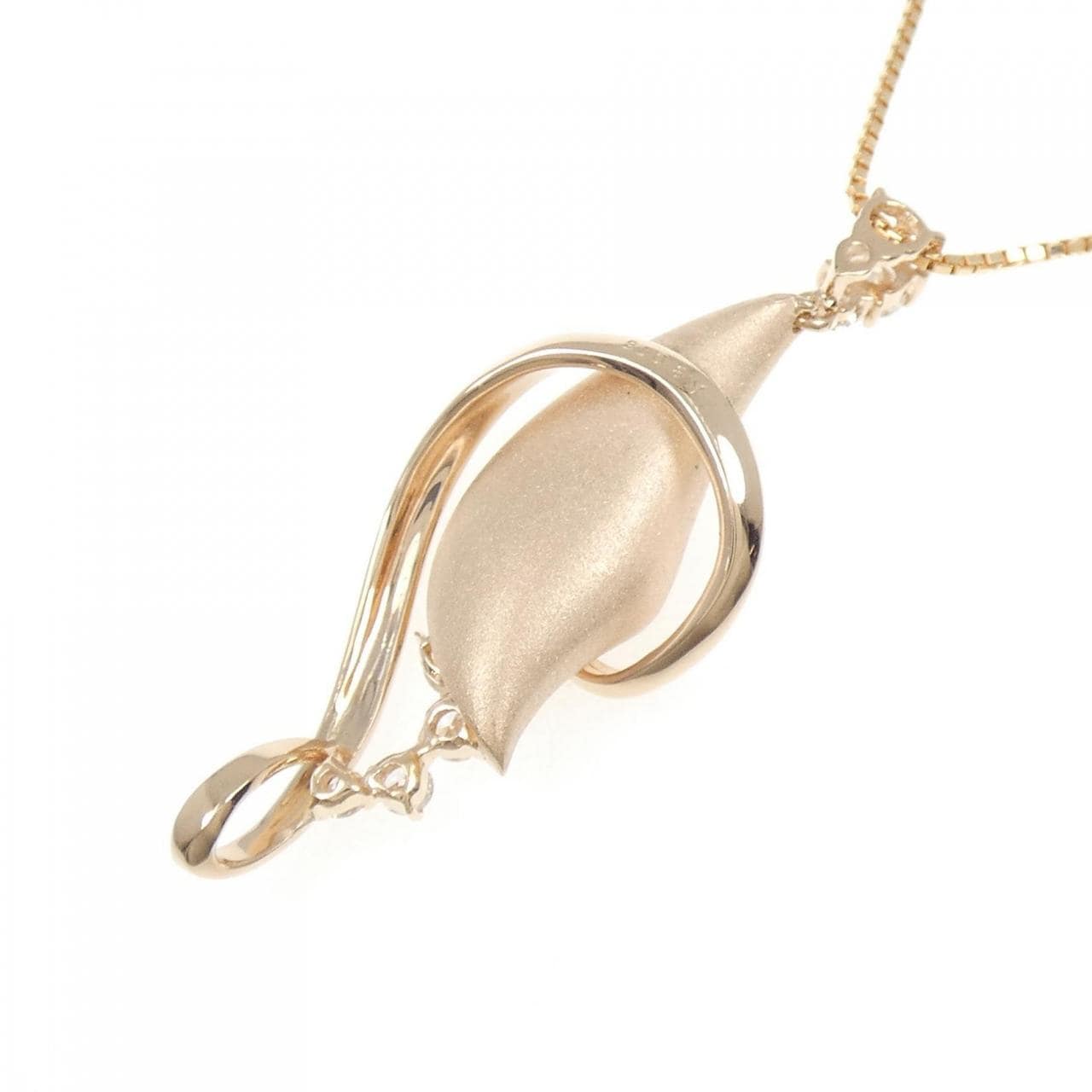 K18PG ダイヤモンド ネックレス 0.78CT