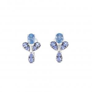 タサキ アクアマリン ピアス 2.05CT