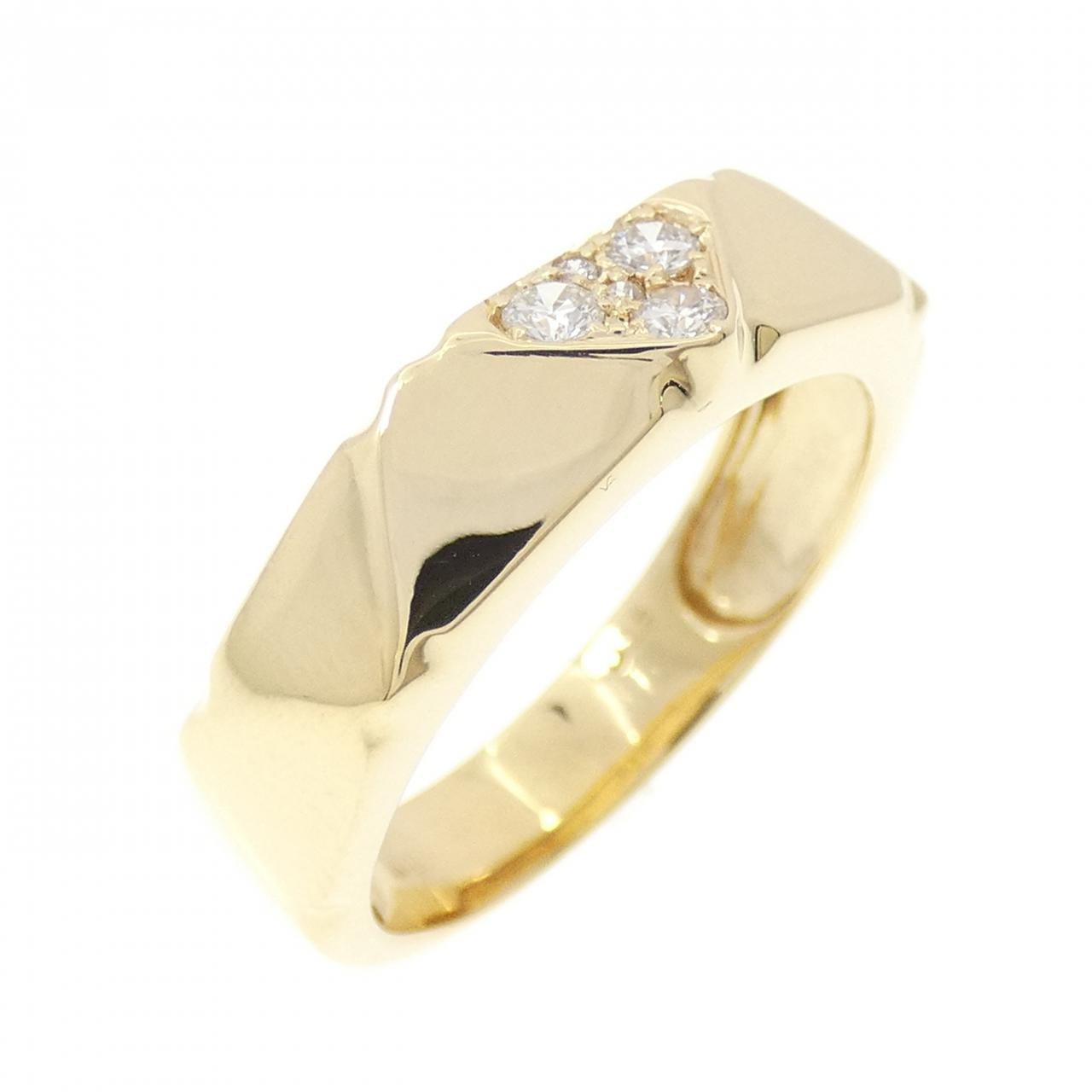 K18YG ダイヤモンド リング 0.13CT