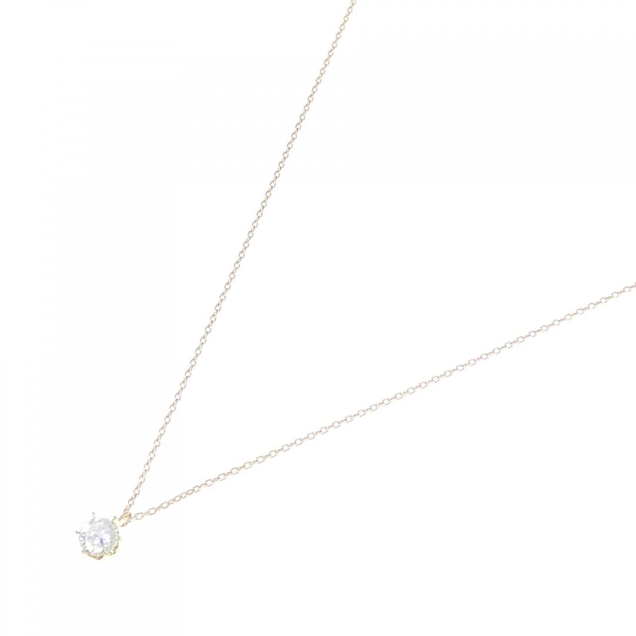 [BRAND NEW] K18YG Diamond Necklace 0.276CT G SI2 Good