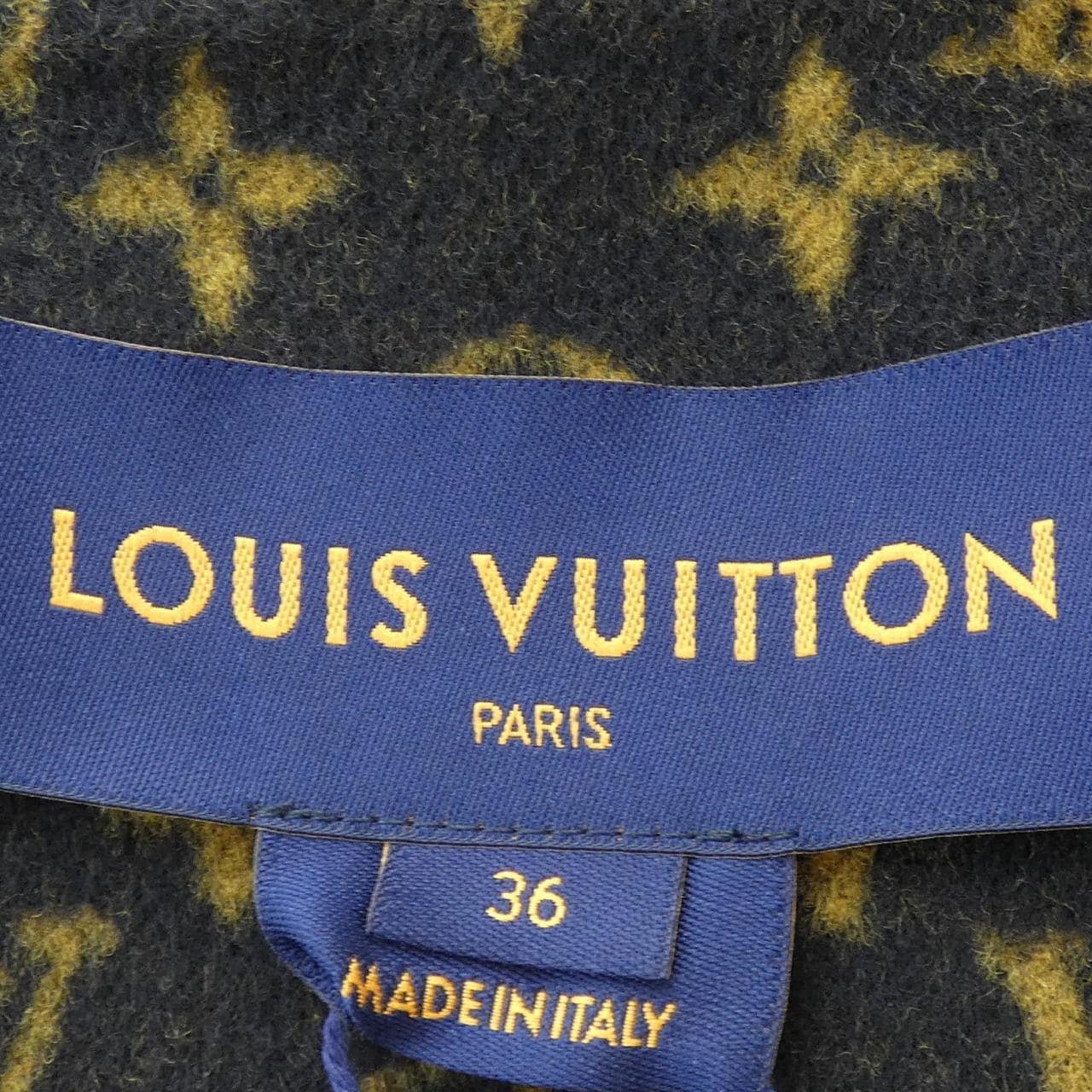 ルイヴィトン LOUIS VUITTON シャーリングカラーベルテッド FJMA83QWE コート