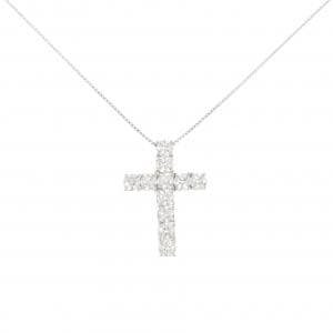 PT900/PT850 クロス ダイヤモンド ネックレス 2.27CT