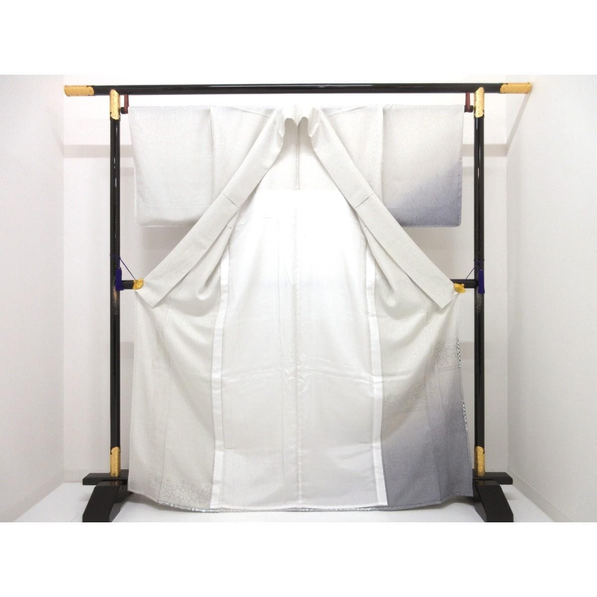 【新品】単衣　訪問着　友禅銀彩加工【和田光正】